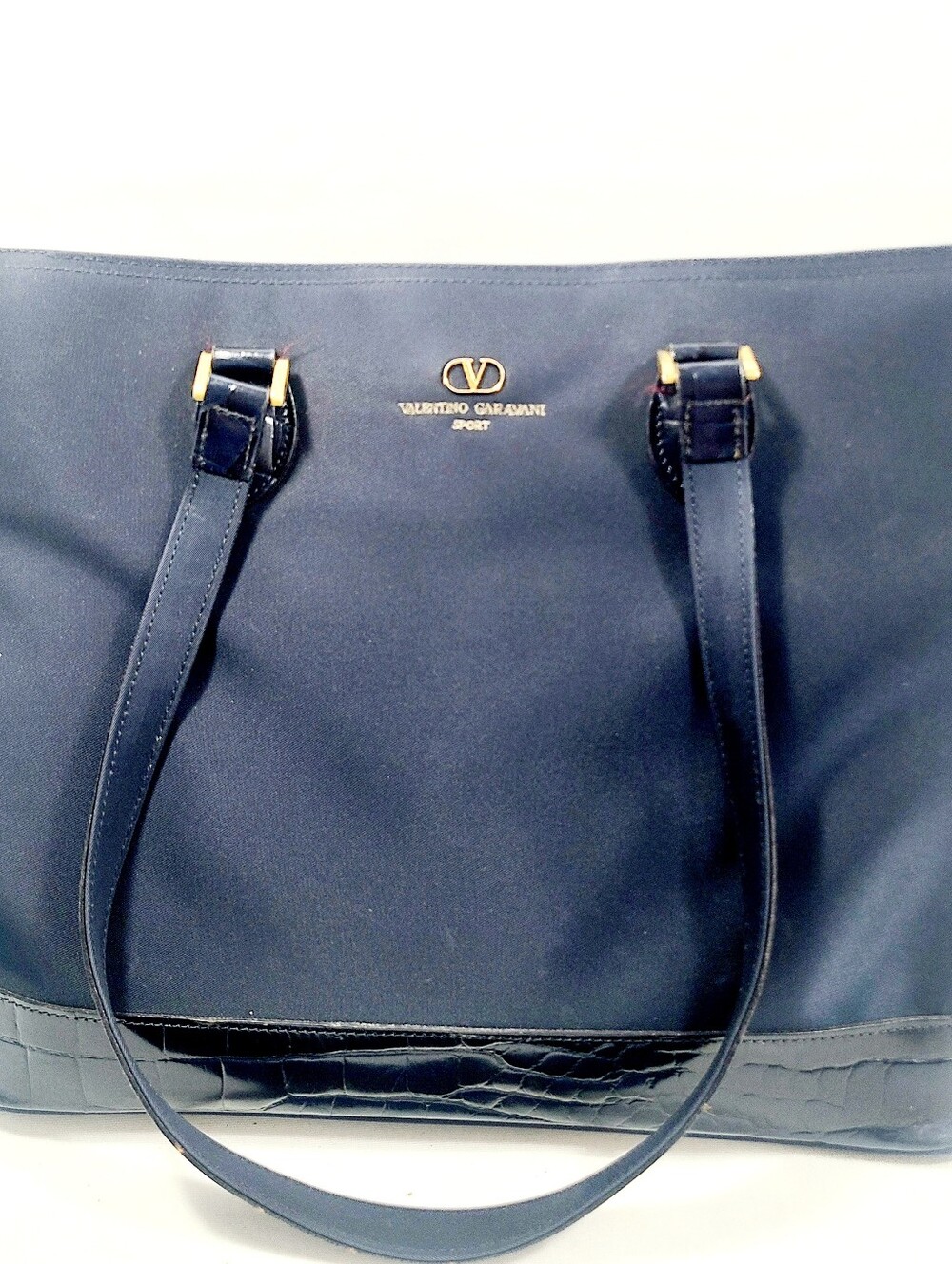 Valentino Garavani Canvas Leather Bag